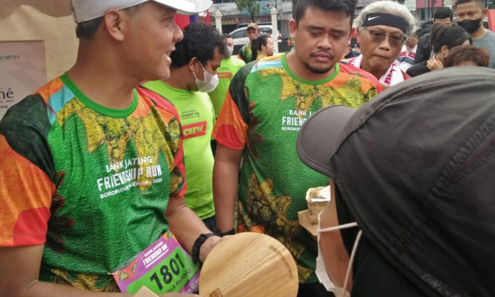 Ganjar Ikut Marathon Friendship Run Borobudur 2022 Di Medan Pantausidang