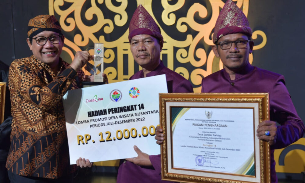 Mendes PDTT Gus Halim Beri Hadiah 50 Pemenang Promoso Desa Wisata Tahap