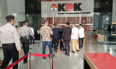 Ketua Ormas Pemuda Pancasila Japto Soerjosoemarno penuhi panggilan KPK