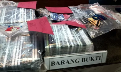Barang Bukti pelaku Sindikat M Banking