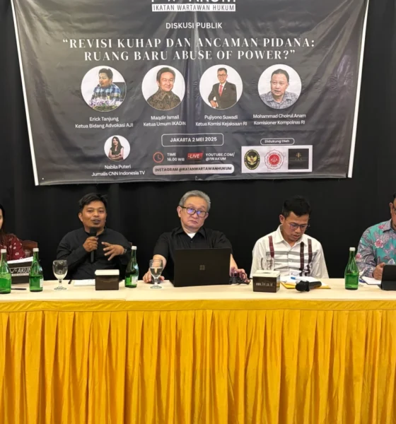 Diskusi Soal Penetapan Tersangka Direktur JakTV Tian Bachtiar