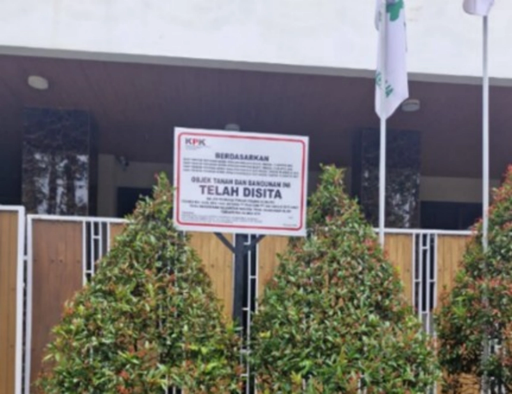 Kantor dua lantai ditanah 300 m2 milik Banten Inti Gasindo di Cilegon disita KPK 