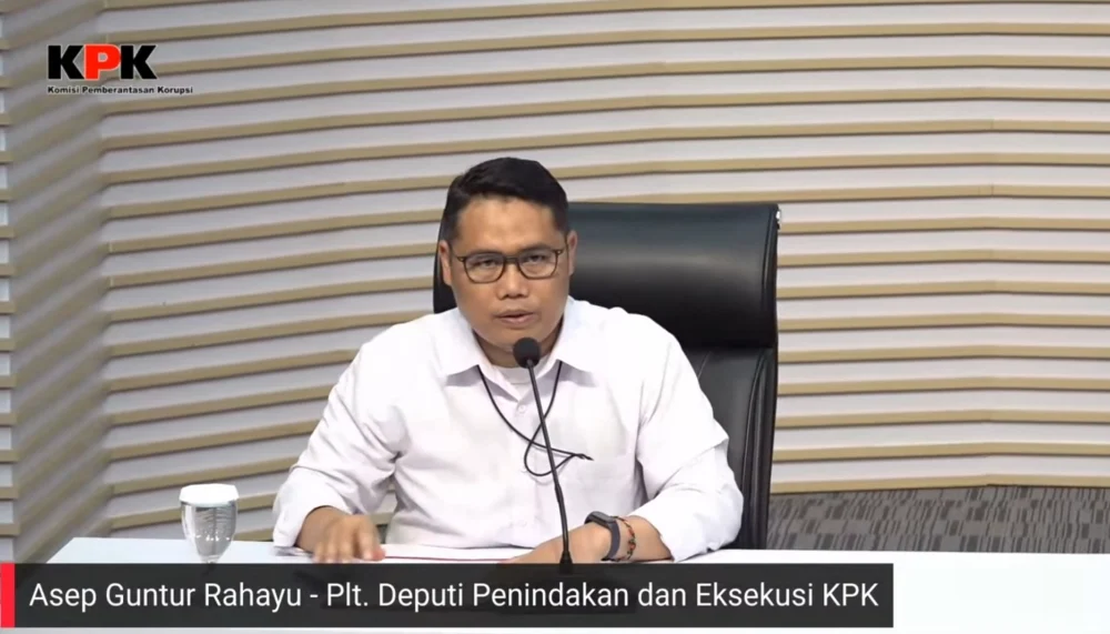 Deputi Penindakan KPK Asep Guntur Rahayu soal DJKA